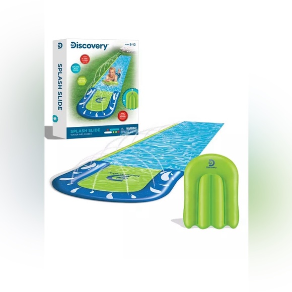 Discovery Kids Toy Inflatable Water Slide and two Tropical tubes New - Picture 3 of 8